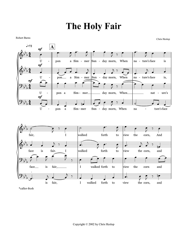 the holy fair
